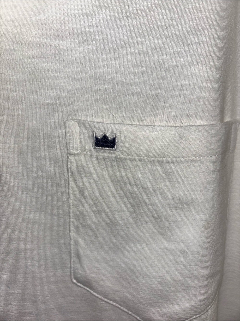 crown & ivy White Men's Short-Sleeve Polo with Chest Pocket - Picture 2 of 4